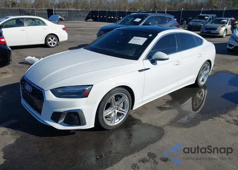 2021 Audi A5 Sportback Premium 45 Tfsi Quattro S Tronic z USA, uszkodzony, nr VIN WAUDACF51MA014649